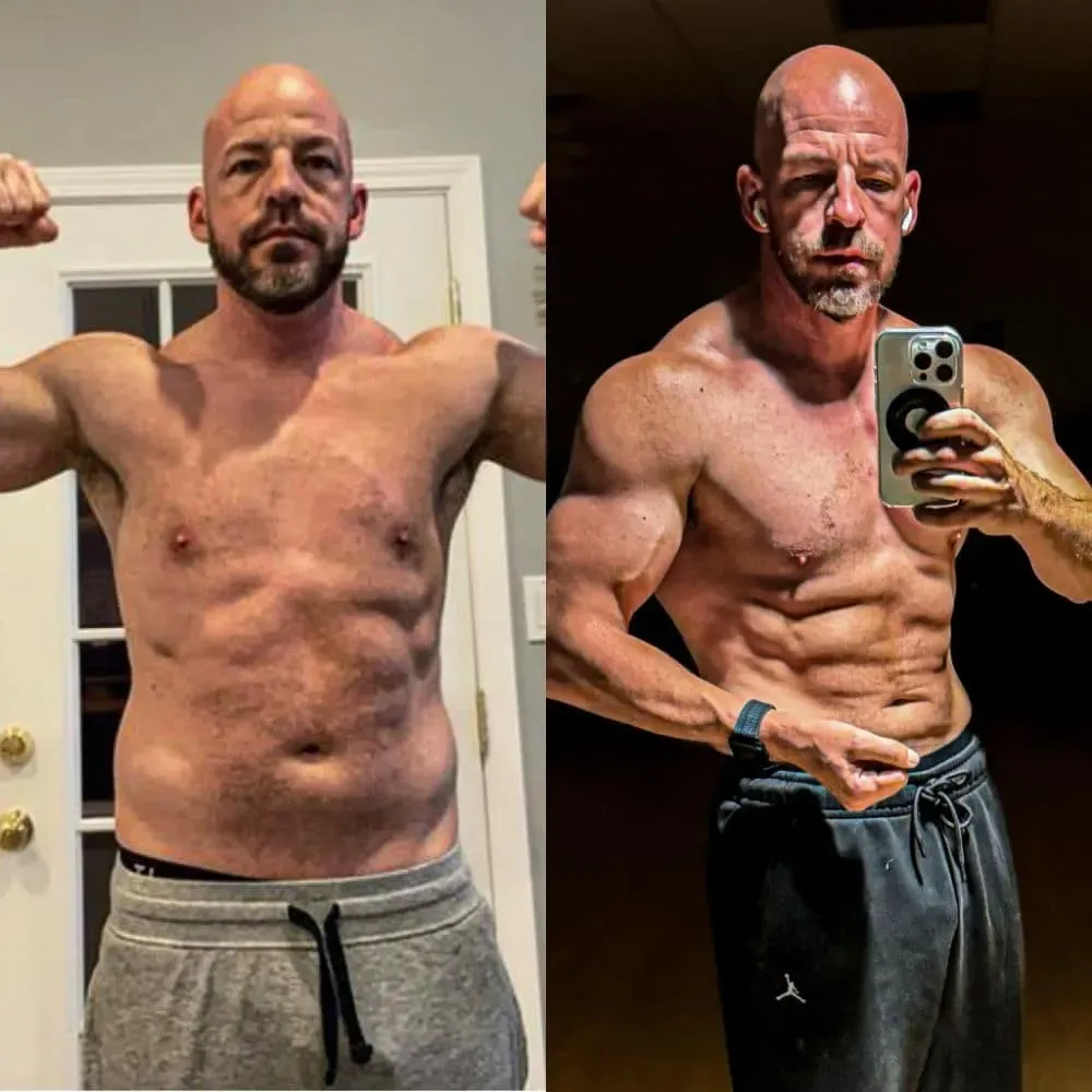 Before and after transformation 10