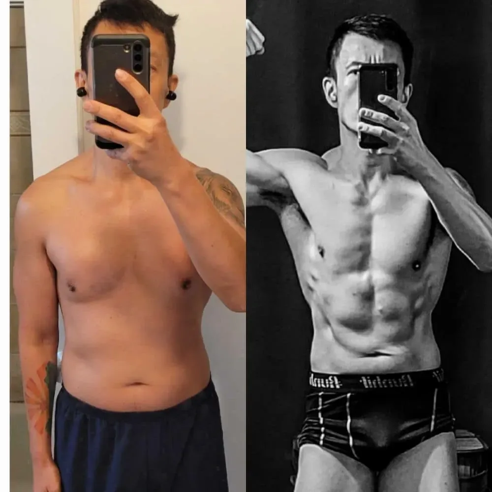 Before and after transformation 12