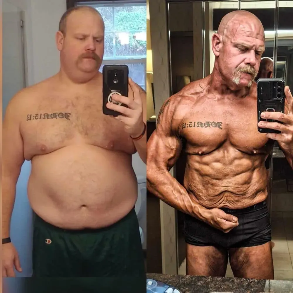 Before and after transformation 2