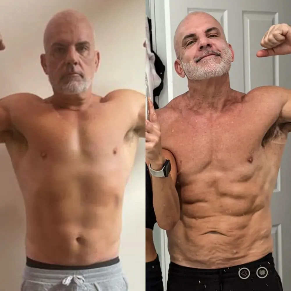 Before and after transformation 3