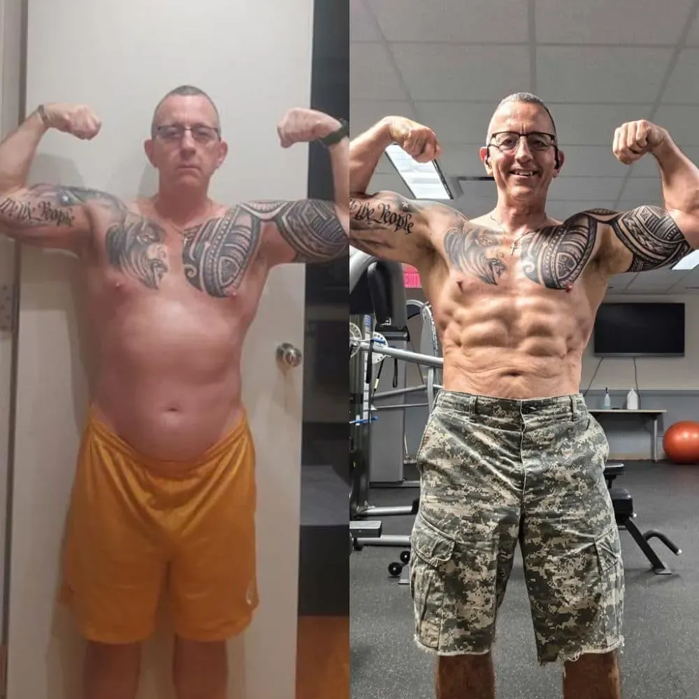 Before and after transformation 4