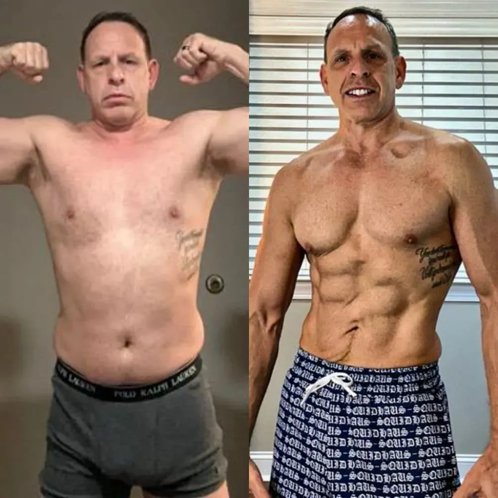 Before and after transformation 6