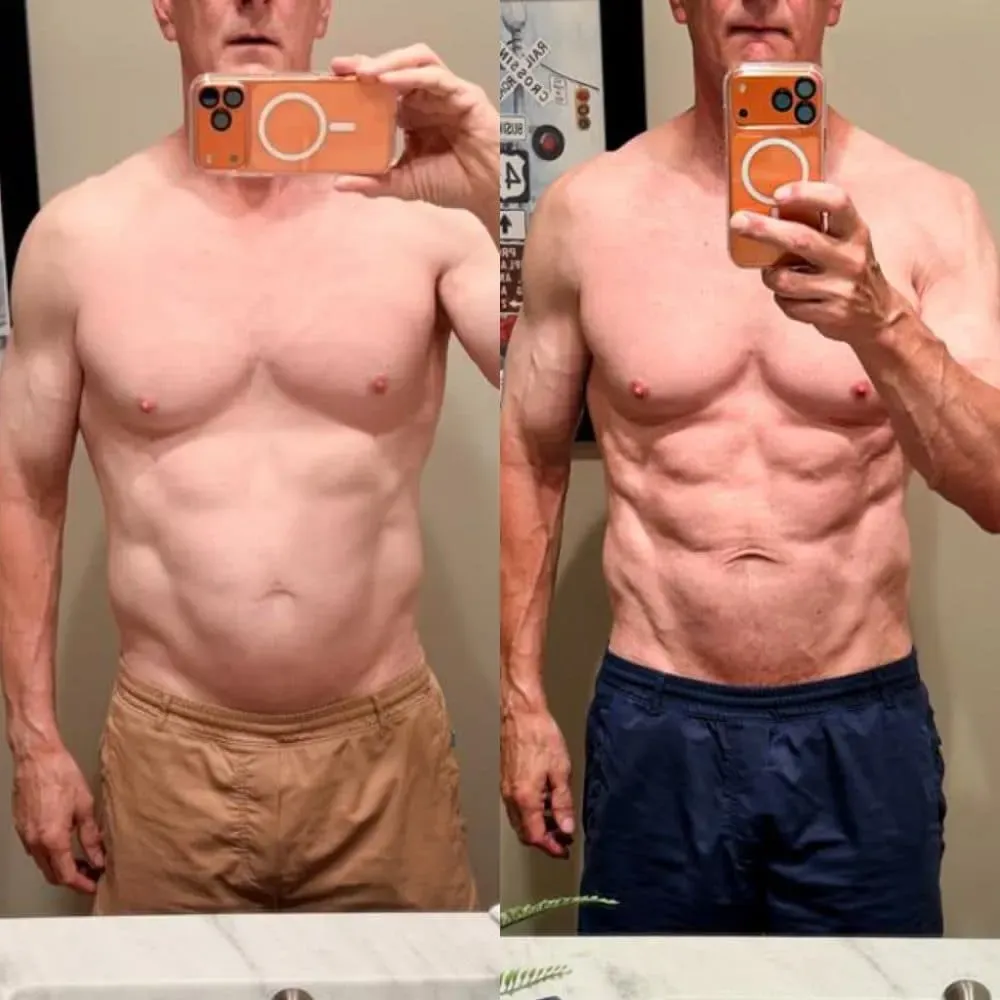 Before and after transformation 7
