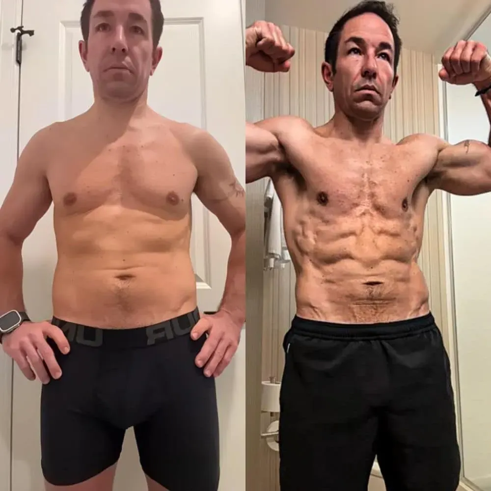Before and after transformation 8